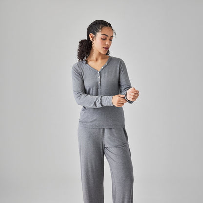 Iced Henley Lounge Shirt